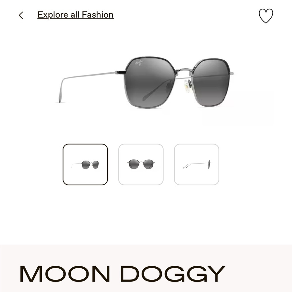 New Moon Doggy Polarized Maui Jim Sunglasses